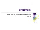 Hiện thực và bảo trì an toàn hệ thống mạng: Bài giảng An toàn và bảo mật hệ thống công nghệ thông tin - Chương 5