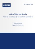 Vai trò con số trong cai quản thành quốc tân tự do: Ông Thiện hay ông Ác?
