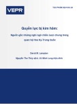 Quan hệ Hoa Kỳ-Trung Quốc: Nguồn gốc những nghi ngờ chiến lược chung và quyền lực bị kìm hãm