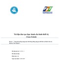Tài liệu đào tạo thực hành cấu hình thiết bị Cisco Switch