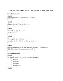 Đề thi Violympic Toán lớp 8 vòng 16 năm 2015-2016 mới nhất