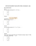 Đề thi Violympic Toán lớp 8 vòng 10 năm 2015-2016 mới nhất