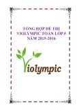Tổng hợp đề thi Violympic Toán lớp 5 năm 2015-2016 mới nhất