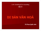 Di sản văn hóa: Bài giảng Quản lý Nhà nước về văn hóa - thông tin, Bài 8