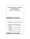 International Business Management: Chapter 2 - Globalization