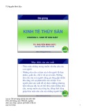 Bài giảng Kinh tế thủy sản: Kinh tế sản xuất - Chương 3