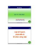 Bài giảng Quản trị học - Chương 4: Nguyễn Minh Đức