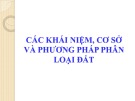 Phân loại đất: Bài giảng Khoa học đất cơ bản (Basic of Soil Science) - Chương 3