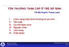 Bài giảng Tổn thương thận cấp ở trẻ sơ sinh
