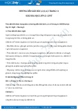 Hướng dẫn giải bài 1,2,3,4,5 trang 11 SGK Hóa học 12