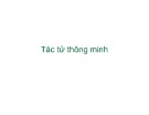 Bài giảng Tác tử thông minh: Tổng quan và ứng dụng