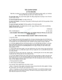 Tiêu chuẩn ngành 10 TCN 438:2001: [Thông tin chi tiết/Hướng dẫn áp dụng]
