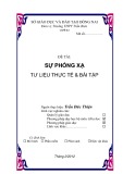 Sáng kiến kinh nghiệm Sự Phóng Xạ: Tư liệu thực tế và bài tập