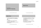 Bài giảng Logic mờ và ứng dụng: Mệnh đề mờ
