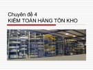 Kiểm toán hàng tồn kho: Bài giảng Kiểm toán báo cáo tài chính - Chuyên đề 4