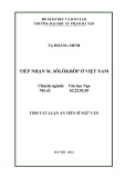 Tóm tắt Luận án Tiến sĩ Ngữ văn: Tiếp nhận M.Sôlôkhôp ở Việt Nam
