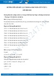Giải bài tập Căn bậc hai SGK Toán lớp 9 tập 1