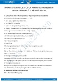 Giải bài tập Phương trình quy về phương trình bậc nhất, bậc hai Đại số 10 SGK (Sách giáo khoa)