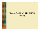 Bài giảng Quản trị kinh doanh: Chương 7 - ThS. Lê Văn Hòa
