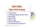 Bài giảng Lập trình mạng: Giới thiệu Lập trình mạng - Chương 1