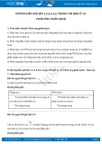 Hướng dẫn giải Vật lý 12 trang 198 SGK bài 1, 2, 3, 4, 5, 6