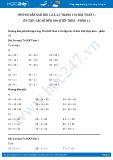 Hướng dẫn giải chi tiết bài 1, 2, 3, 4, 5 trang 176 SGK Toán 1
