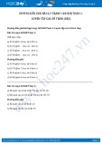 Hướng dẫn giải bài tập Toán 1 trang 128 SGK: Bài 1, 2, 3, 4