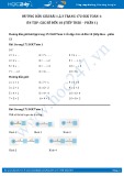Hướng dẫn giải bài tập 1, 2, 3 trang 172 SGK Toán 1