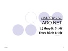 Bài giảng Phát triển Web nâng cao - Chương 6: ADO.NET