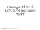 Bài giảng Tâm lý học giáo dục Chương 6: GV. Nguyễn Thị Vân (Tóm tắt, Chi tiết)
