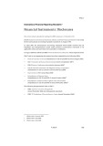 International Financial Reporting Standard 7: Financial instruments - Disclosures