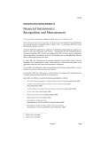 International Accounting Standard 39: International Accounting Standard 39: Financial instruments: Recognition and measurement