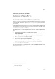 International Accounting Standard 7: Statement of cash flows