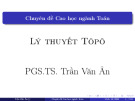Bài giảng Lý thuyết Tôpô
