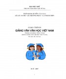 Giáo trình Giảng văn học Việt Nam trong chương trình THCS: Phần 1