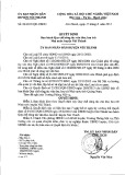 Quyết định Ban hành Quy chế công tác văn thư, lưu trữ Nhà nước huyện Núi Thành