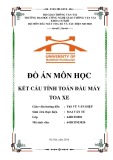 Đồ án môn học Kết cấu tính toán đầu máy toa xe [mới nhất]