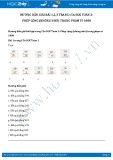Giải bài tập Phép cộng (không nhớ) trong phạm vi 1000 SGK Toán 2