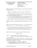 Đề thi Toán ứng dụng cuối học kỳ 2 năm 2014-2015 - Đại học Sư phạm Kỹ thuật TP. Hồ Chí Minh