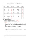 Đáp án đề thi Phương pháp tính (12/01/2016) - Đại học Sư phạm Kỹ thuật TP. HCM