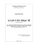 Giải pháp nâng cao chất lượng đội ngũ CBQL Công ty Thoát nước và phát triển đô thị tỉnh Bà Rịa – Vũng Tàu: Luận văn Thạc sĩ Quản trị kinh doanh