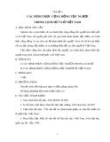 Các hình thức cộng đồng tộc người trong lịch sử và ở Việt Nam: Chủ đề 4
