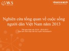 Cuộc sống người dân Việt Nam năm 2013: Nghiên cứu tổng quan