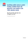 Sách lược toàn chính phủ về người cao niên NSW: Tóm tắt Hội nghị bàn tròn