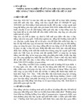 SKKN: Những kinh nghiệm về kỹ năng dạy bài speaking cho học sinh 6, chương trình mới 7 theo của đề án 2020