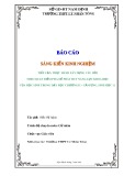 SKKN: Tiếp cận, thực hành xây dựng câu hỏi theo quan điểm PISA để phát huy năng lực khoa học của học sinh trường THPT Lý Nhân Tông trong dạy học chương II – Cảm ứng, Sinh học 11