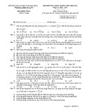 Đề kiểm tra Vật lý lớp 12 giữa HK1 năm 2017 THPT Mỹ Lộc (Mã đề 231) - Chất lượng cao