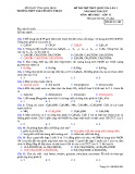 Đề thi thử THPT Quốc gia lần 1 môn Hoá học 12 năm 2017 - THPT Nguyễn Đức Thuận - Mã đề 485