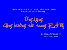 Bài giảng Ứng dụng cộng hưởng từ trong RHW - BS. Lê Phong Vũ
