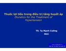 Bài giảng Thuốc lợi tiểu trong điều trị tăng huyết áp
